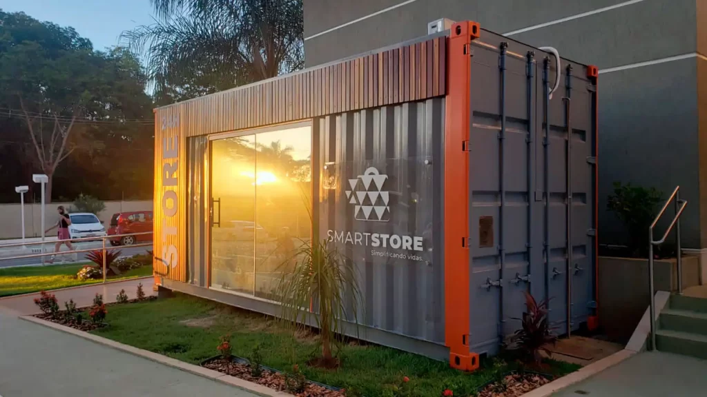 Projeto de supermercado pequeno no condomínio